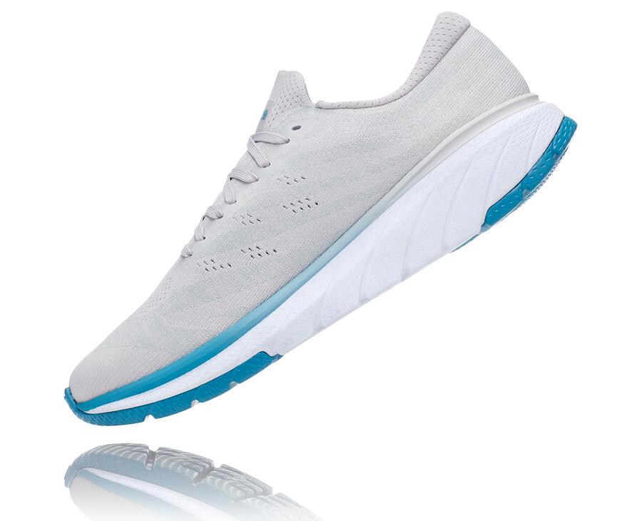 Hoka One One Koşu Ayakkabısı Erkek Beyaz/Mavi - Cavu 3 - HJ2486573